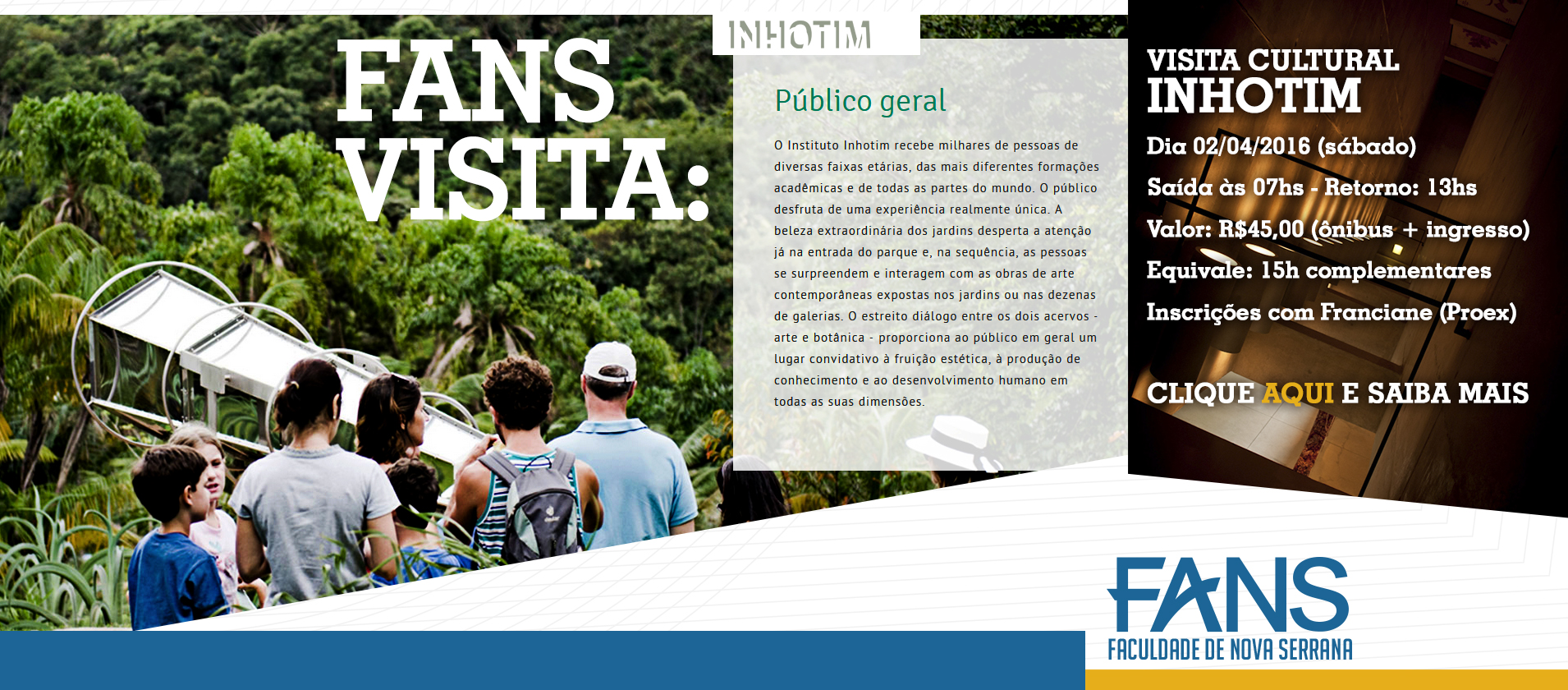 VISITA CULTURAL INHOTIM